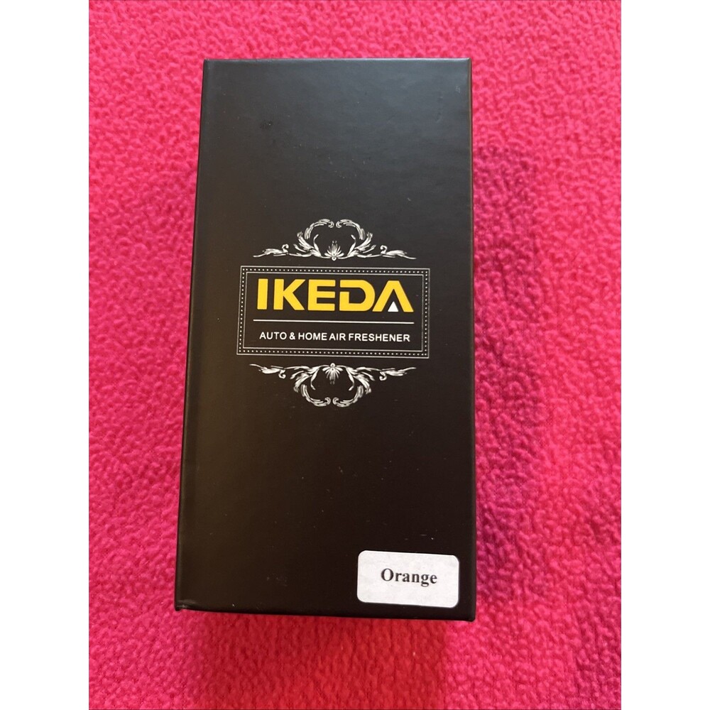Ikeda Auto And Home Air Freshener, Sandalwood Charm, Orange
